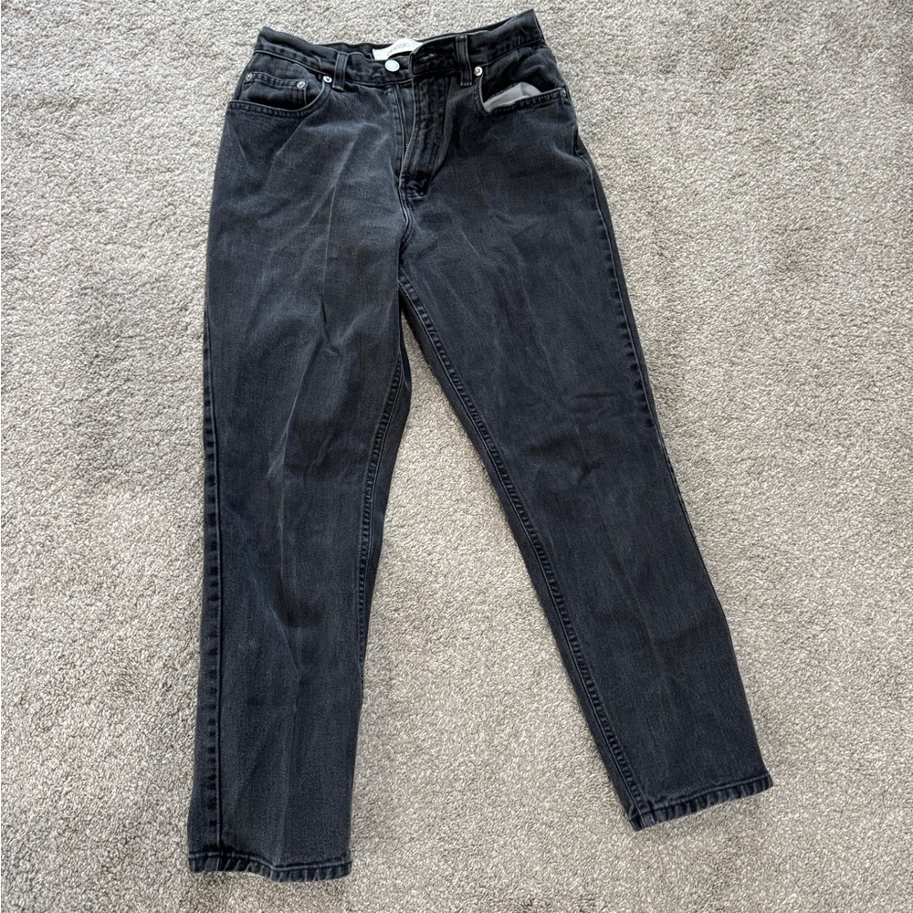 Vintage GAP Black Straight Leg Jeans Classic Style 100% cotton